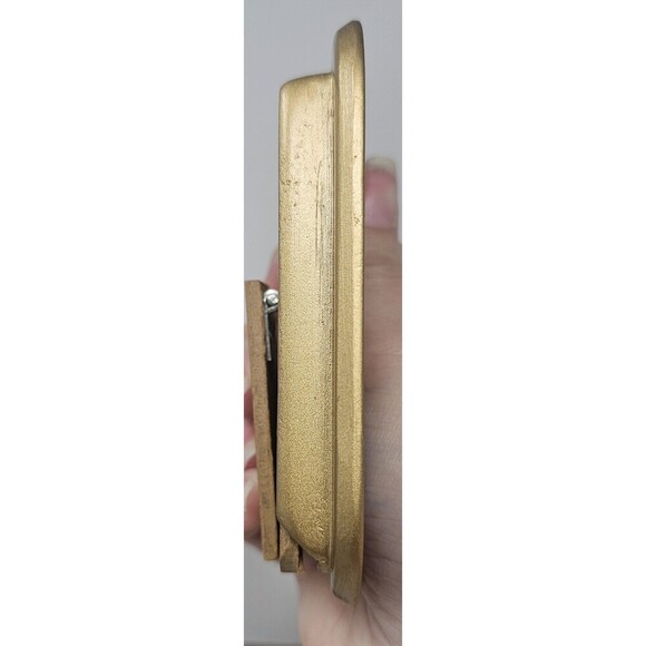 Vintage The Bucklers Inc 5th Ave NY Enamel Picture Photo Frame Swivel Back Heavy - Picture 5 of 16